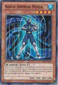 Aqua Armor Ninja [SP13-EN017] Starfoil Rare | The Time Vault CA