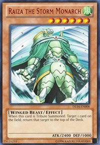 Raiza the Storm Monarch (Red) [DL14-EN008] Rare | The Time Vault CA