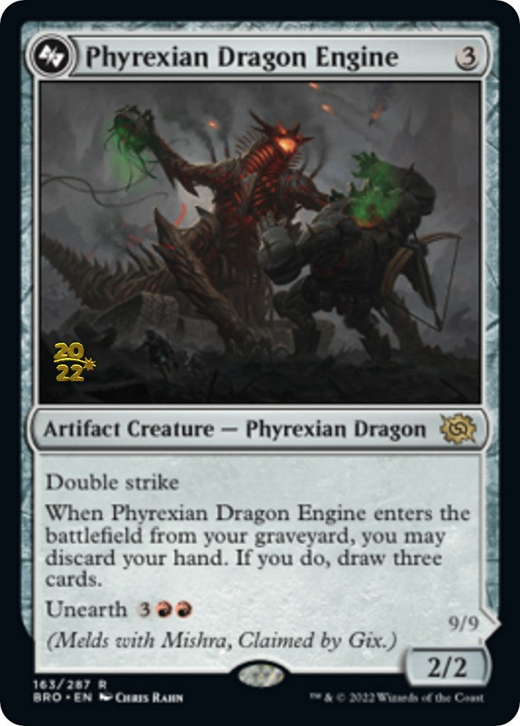 Phyrexian Dragon Engine [The Brothers' War: Prerelease Promos] | The Time Vault CA