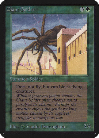 Giant Spider [Limited Edition Alpha] | The Time Vault CA