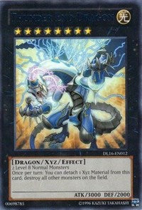 Thunder End Dragon (Blue) [DL16-EN012] Rare | The Time Vault CA