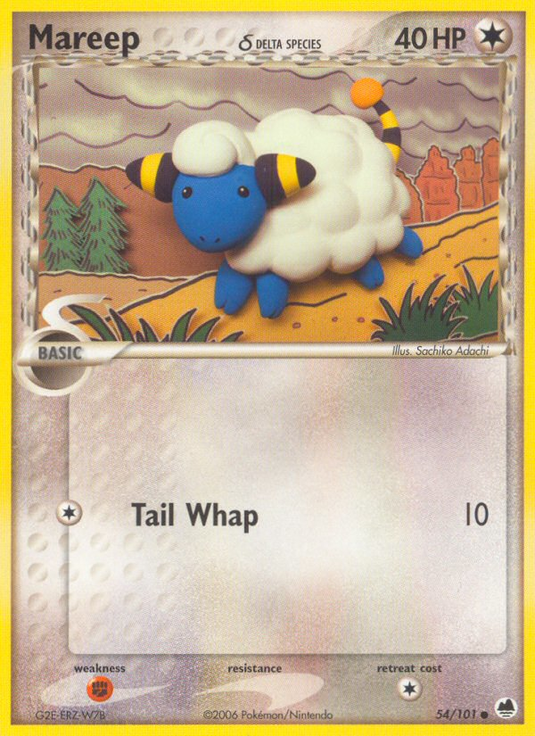 Mareep (54/101) (Delta Species) [EX: Dragon Frontiers] | The Time Vault CA