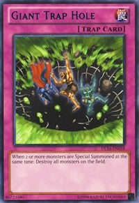 Giant Trap Hole (Blue) [DL16-EN017] Rare | The Time Vault CA