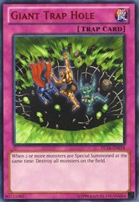 Giant Trap Hole (Red) [DL16-EN017] Rare | The Time Vault CA