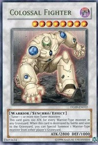 Colossal Fighter (Green) [DL09-EN012] Rare | The Time Vault CA