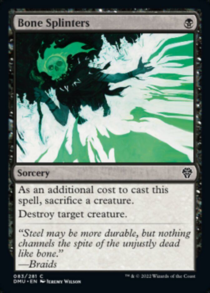Bone Splinters [Dominaria United] | The Time Vault CA