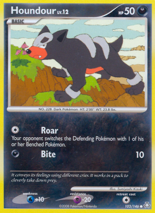 Houndour (103/146) [Diamond & Pearl: Legends Awakened] | The Time Vault CA