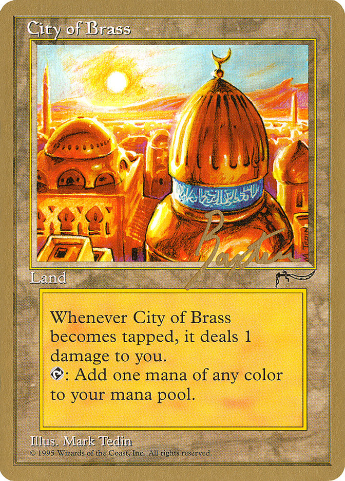 City of Brass (George Baxter) [Pro Tour Collector Set] | The Time Vault CA