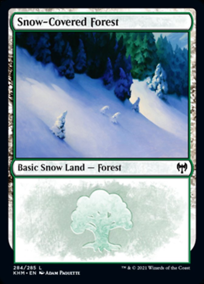Snow-Covered Forest (284) [Kaldheim] | The Time Vault CA