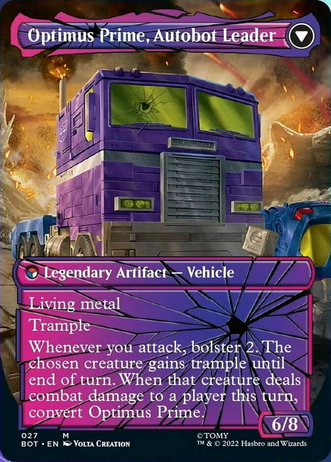 Optimus Prime, Hero // Optimus Prime, Autobot Leader (Shattered Glass) [Universes Beyond: Transformers] | The Time Vault CA