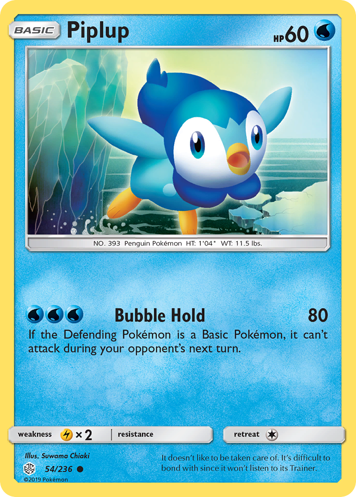 Piplup (54/236) [Sun & Moon: Cosmic Eclipse] | The Time Vault CA