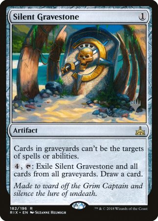 Silent Gravestone [Rivals of Ixalan Promos] | The Time Vault CA