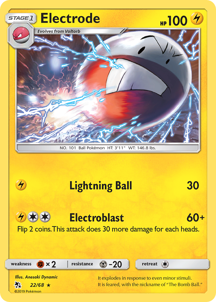 Electrode (22/68) [Sun & Moon: Hidden Fates] | The Time Vault CA