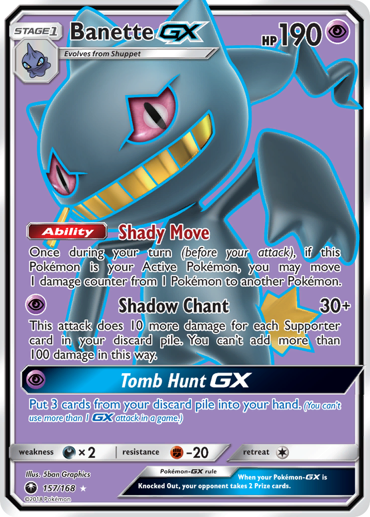 Banette GX (157/168) [Sun & Moon: Celestial Storm] | The Time Vault CA