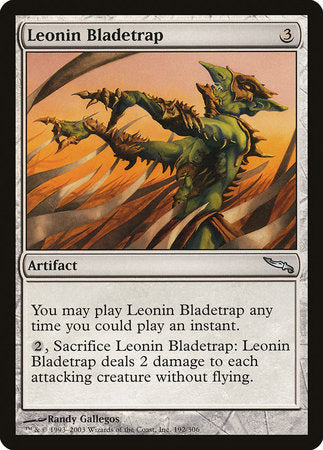 Leonin Bladetrap [Mirrodin] | The Time Vault CA