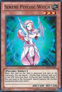 Serene Psychic Witch [AP03-EN004] Super Rare | The Time Vault CA