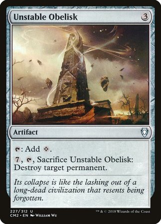 Unstable Obelisk [Commander Anthology Volume II] | The Time Vault CA