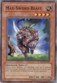 Mad Sword Beast [RP02-EN023] Common | The Time Vault CA