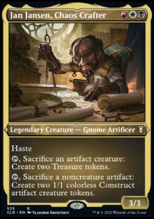 Jan Jansen, Chaos Crafter (Foil Etched) [Commander Legends: Battle for Baldur's Gate] | The Time Vault CA