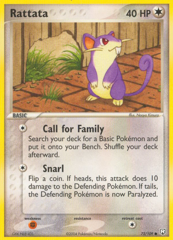 Rattata (72/109) [EX: Team Rocket Returns] | The Time Vault CA