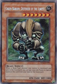 Green Baboon, Defender of the Forest [RP02-EN099] Secret Rare | The Time Vault CA