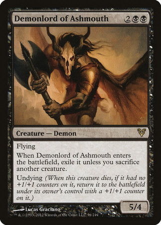 Demonlord of Ashmouth [Avacyn Restored] | The Time Vault CA