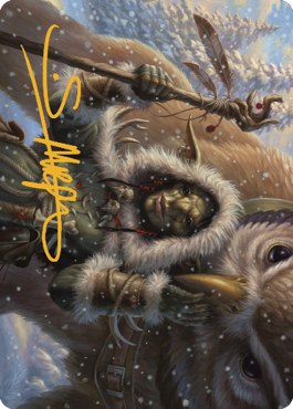 Owlbear Shepherd Art Card (Gold-Stamped Signature) [Commander Legends: Battle for Baldur's Gate Art Series] | The Time Vault CA