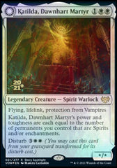 Katilda, Dawnhart Martyr // Katilda's Rising Dawn [Innistrad: Crimson Vow Prerelease Promos] | The Time Vault CA