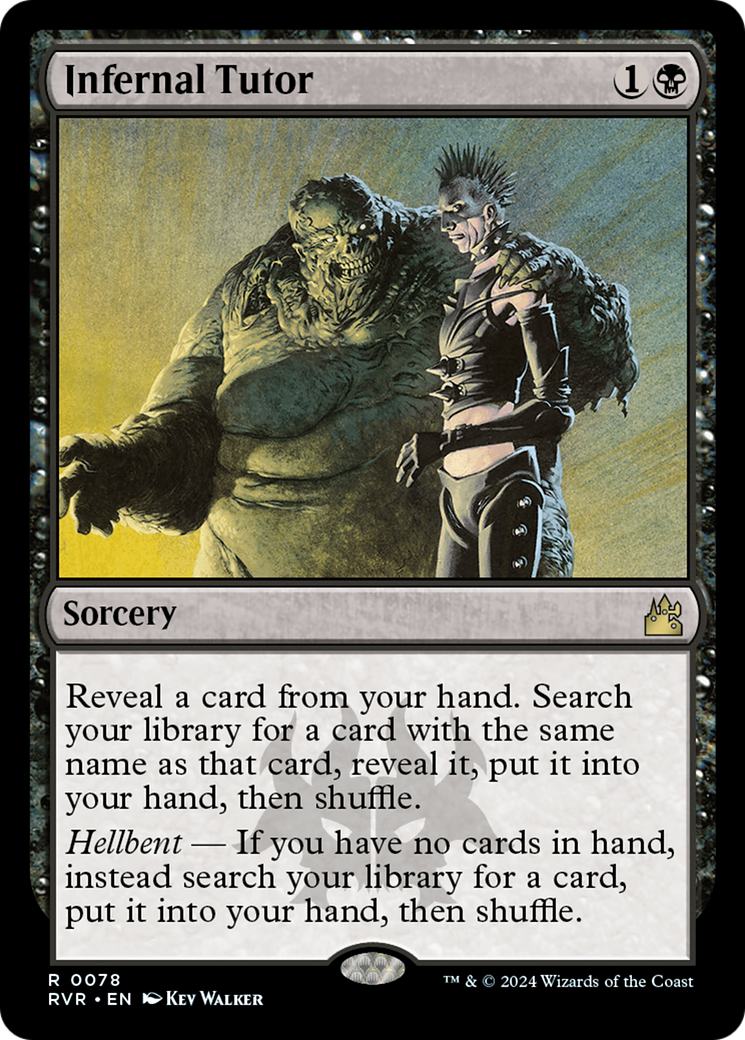 Infernal Tutor [Ravnica Remastered] | The Time Vault CA