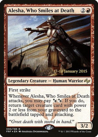 Alesha, Who Smiles at Death [Fate Reforged Promos] | The Time Vault CA