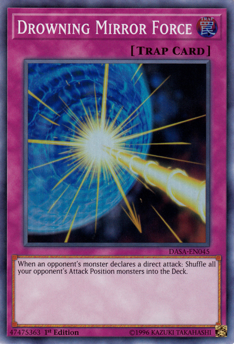 Drowning Mirror Force [DASA-EN045] Super Rare | The Time Vault CA