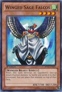 Winged Sage Falcos [BPW2-EN007] Common | The Time Vault CA