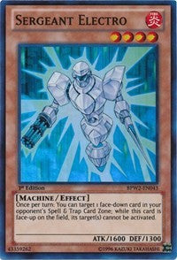Sergeant Electro [BPW2-EN043] Super Rare | The Time Vault CA