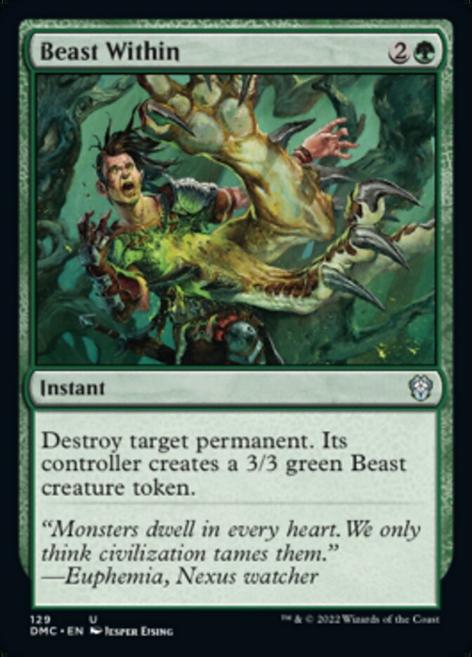 Beast Within [Dominaria United Commander] | The Time Vault CA