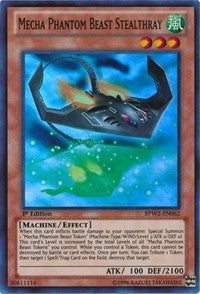 Mecha Phantom Beast Stealthray [BPW2-EN062] Super Rare | The Time Vault CA