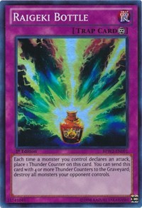 Raigeki Bottle [BPW2-EN091] Super Rare | The Time Vault CA
