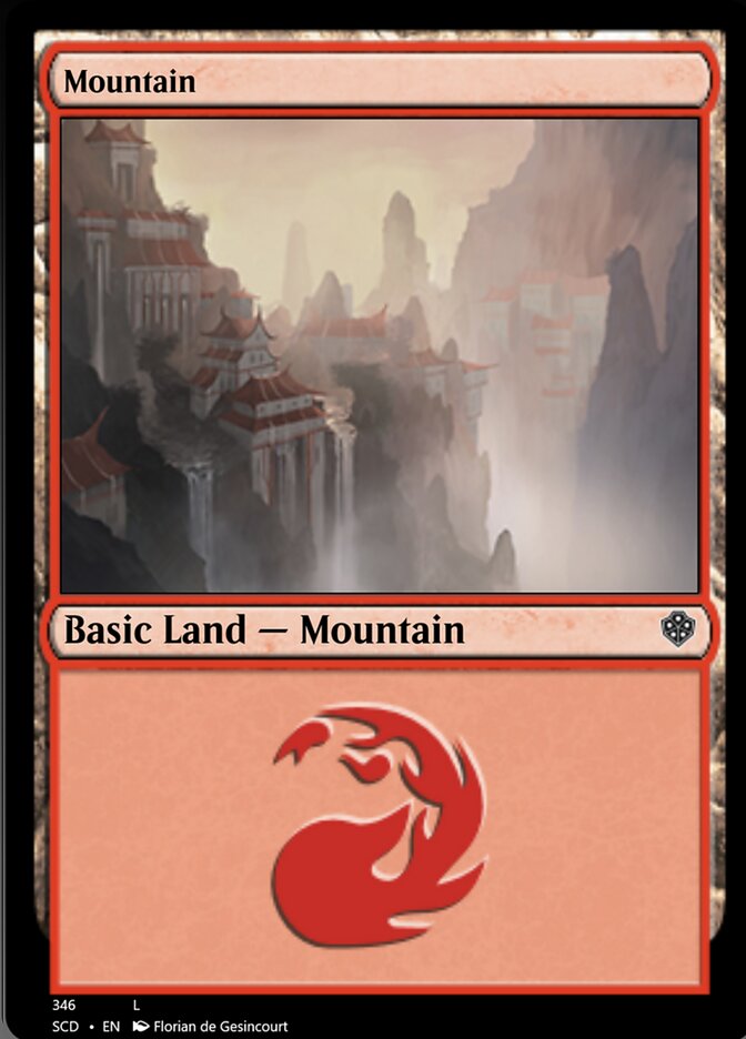 Mountain (346) [Starter Commander Decks] | The Time Vault CA