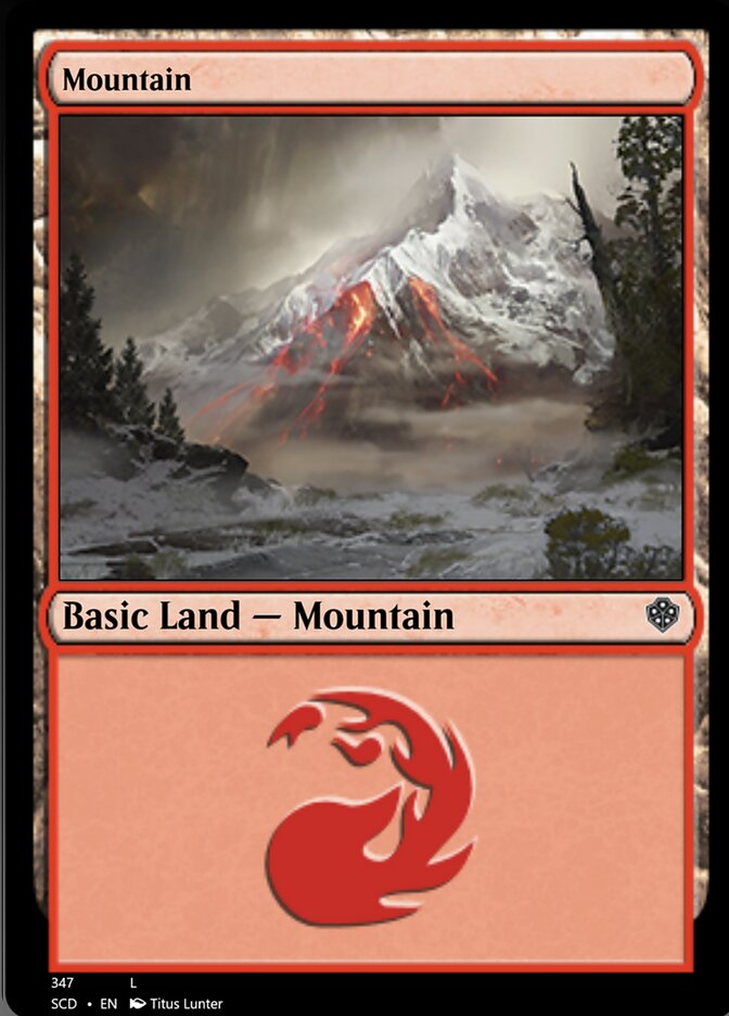 Mountain (347) [Starter Commander Decks] | The Time Vault CA