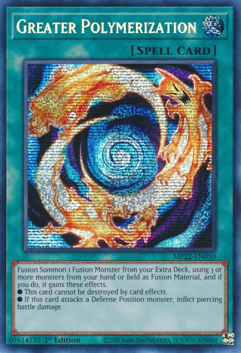 Greater Polymerization [MP22-EN050] Prismatic Secret Rare | The Time Vault CA