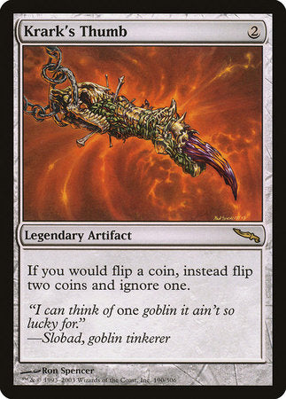 Krark's Thumb [Mirrodin] | The Time Vault CA