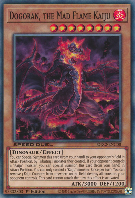 Dogoran, the Mad Flame Kaiju [SGX2-ENC08] Common | The Time Vault CA