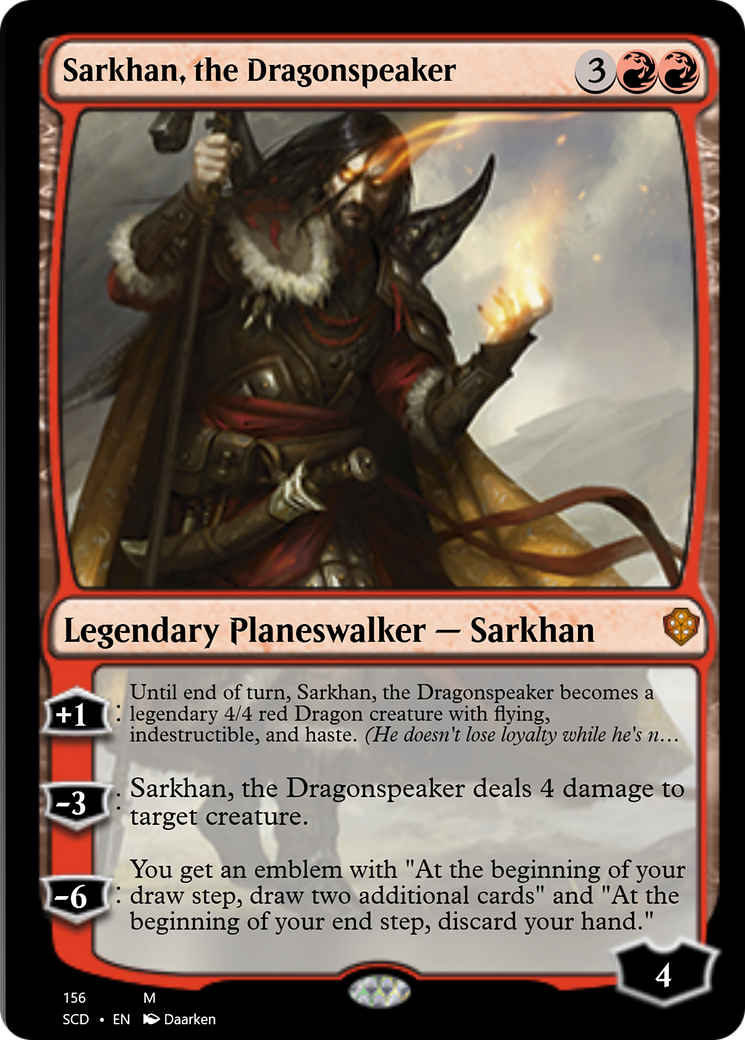 Sarkhan, the Dragonspeaker [Starter Commander Decks] | The Time Vault CA