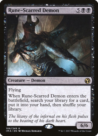 Rune-Scarred Demon [Iconic Masters] | The Time Vault CA