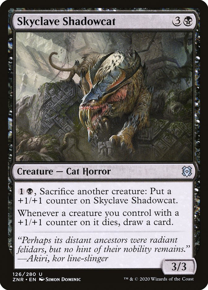 Skyclave Shadowcat [Zendikar Rising] | The Time Vault CA