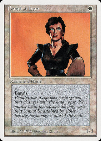 Benalish Hero [Summer Magic / Edgar] | The Time Vault CA