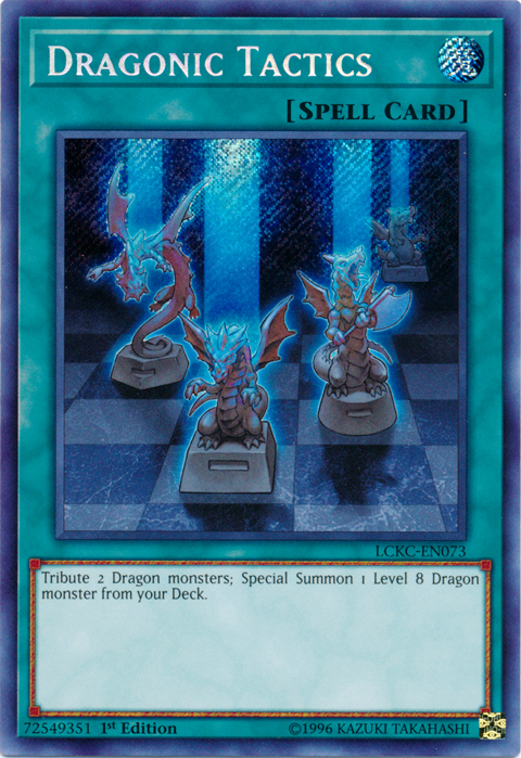 Dragonic Tactics [LCKC-EN073] Secret Rare | The Time Vault CA