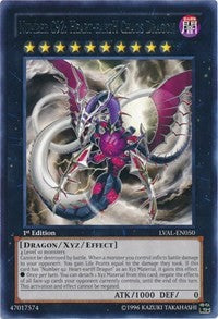 Number C92: Heart-eartH Chaos Dragon [LVAL-EN050] Rare | The Time Vault CA