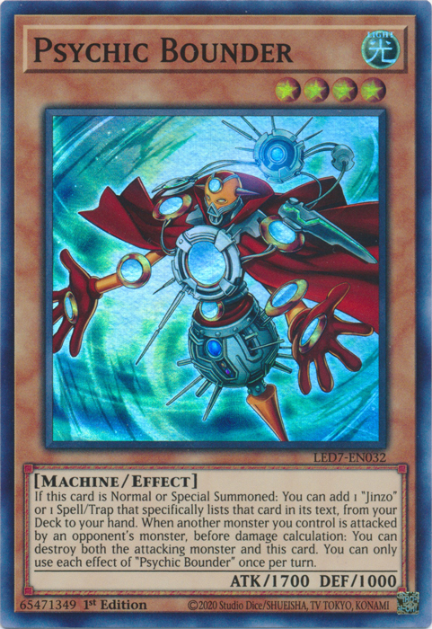 Psychic Bounder [LED7-EN032] Super Rare | The Time Vault CA