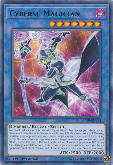 Cyberse Magician [MP19-EN095] Rare | The Time Vault CA