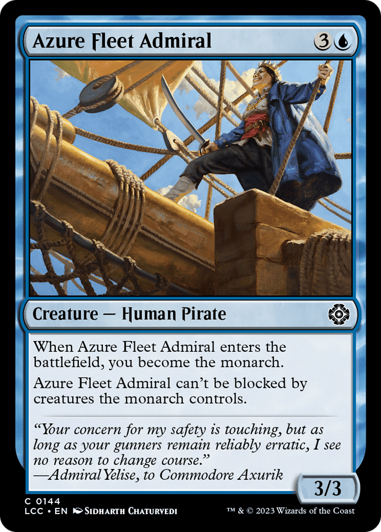 Azure Fleet Admiral [The Lost Caverns of Ixalan Commander] | The Time Vault CA